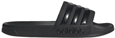 adidas Unisex Shower Slide Sandal, Core Black/Core Black/Core Black, 10 US Men