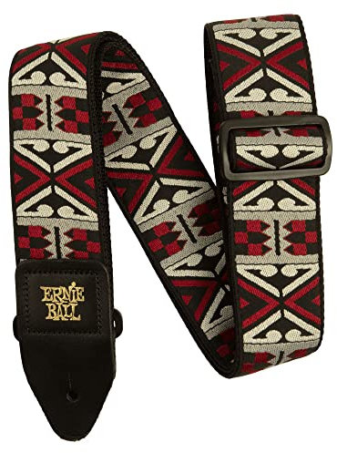 Ernie Ball Jacquard-Gitarrengurt - Primal Red