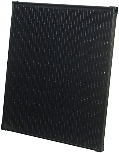 revolt Solarmodul klein: Mobiles Solarpanel mit monokristallinen Zellen, 110 W, schwarz (Kleine PV Module, Solarzelle klein, Panel)