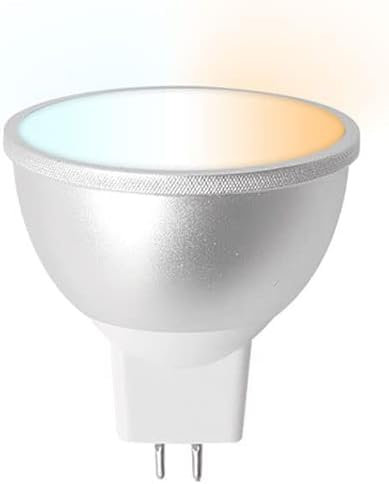 BENEXMART WiFi MR16 Tuya bombillas led inteligentes, 12V 5W RGBCW regulable Spotlighting GU5.3 LED WiFi bombilla, compatible con Alexa Google Home control de voz. (1)