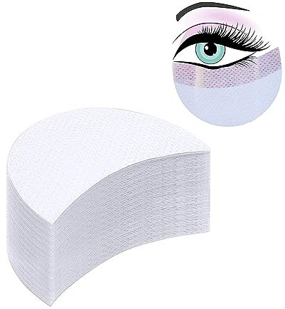 100 feuilles de tampons de maquillage pour fard à paupières, modèle de patch pour fard à paupières, design incurvé, autocollants pour extensions de cils, maquillage, maquillage des lèvres