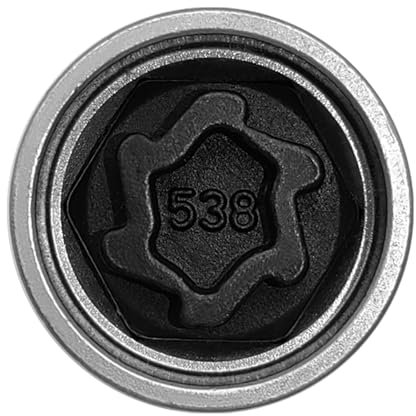 DIERI Ersatz für Security Master Radmutternschlüssel 538 Diebstahlsicherer Schrauben-Steckschlüssel