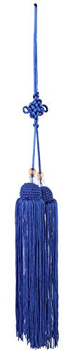 Chinesische Kampfkunst Kung Fu Taiji Schwert Quaste Praxis Performance Prop (Königsblauer Dolch)