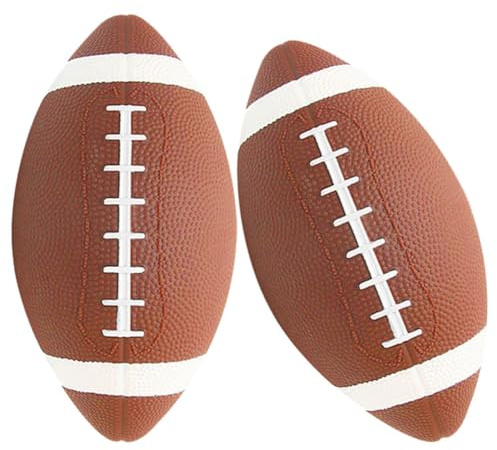 Mipcase 2 Pelotas De Rugby para NiñOs BalóN De Rugby Infantil Reutilizable Entrenamiento Deportivo PortáTil