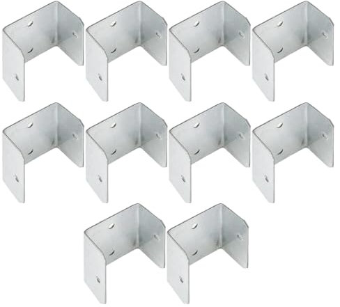 Attache Pour Panneaux | Attache en U,Fixation Multi-Angles Solide pour Clôture Agricole, Serre, Banc et Menuiserie – Matériaux Résistants