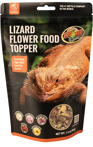 Zoo Med Flower Food Topper - Lizard - 1.4 oz, Assorted