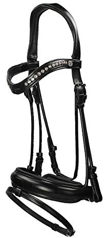 Dy'on Bridon Dressage Bombée Medium Mat - Black - COB