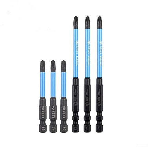 6 puntas de destornillador magnéticas especiales ranuradas FPH1 para electricista FPH1 FPH2