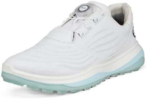 ECCO Lt1 Boa Hybrid - Scarpe da Golf Impermeabili da Donna, Bianco, 40 EU