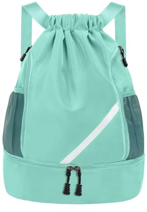 Flintronic Borsa con Coulisse, Sacca Sportiva Impermeabile, Zaino per Palestra, Spiaggia, Nuoto e Fitness