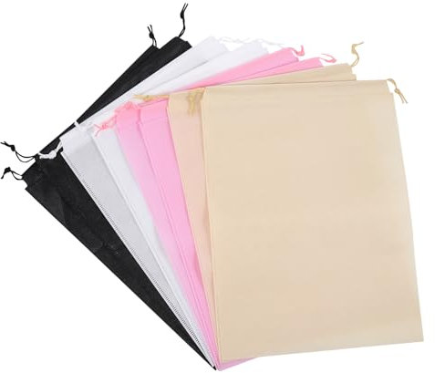 SAFIGLE 8stücke Kordelzug Schuhtaschen Aus Vliesstoff Tragbare Und Atmungsaktive Aufbewahrungstaschen Für Schuhe Und Reiseutensilien Staubdicht Und Leicht Für Sneaker Sandalen Und Mehr