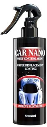 Car Polish Nano Autopolitur Set Autolack Kratzer Entferner Automobil Körper Polieren, Schnellauto Beschichtungsspray, High Protection Fast Coated Car Nano Spray (250ML)