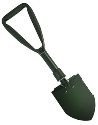 Schneeschieber Klappschaufel Mit Spitzhacke Eignet Sich for Graben Beim Camping In Schmutz, Schlamm Und Schnee Schneeräumen(62cm)
