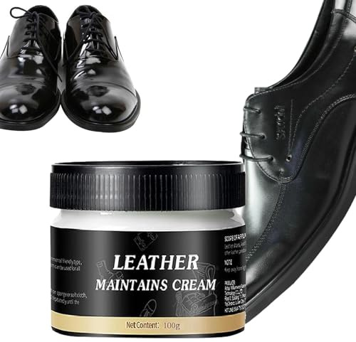 Générique nutriente in pelle per scarpe,protezione per la cura impermeabile 80 g non grassa | condizionamento della pelle, per sella auto, mobili, divano, borsa interna