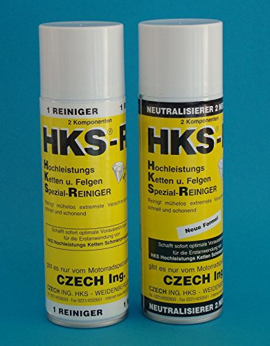 HKS extrem Kettenspray 300ml Spraydose Kettenfett mit Reiniger und Neutralisierer je 300ml