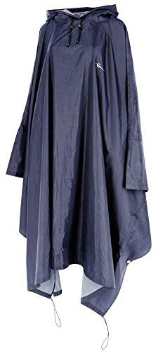 Covalliero Regenponcho für Erwachsene blau