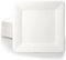 wisefood Zuckerrohr Teller - 100 Stück Bagasse Einwegteller quadratisch 20cm - Einmal Pappteller ideal als Partyteller oder Speiseteller - Nachhaltiges Zuckerrohr Geschirr ohne PLA/PE