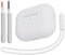 KOKOKA Case Cover Compatible for AirPods Pro 2 (2023/2022/2019) with Cleaner Kit and Lanyard, Soft Silicone Shock Absorbing Protective Case for AirPods Pro 2nd/1st Generation, White