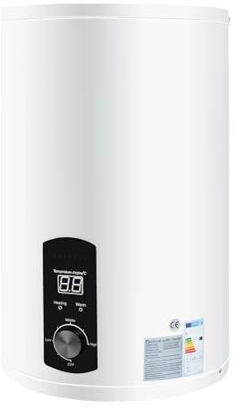 Elektrisk varmvattenbehållare 30L, 2000W Elektrisk tankvärmare, varmvattenberedare, elektrisk vattenvärmare för kök, toaletter, frisersalonger, badrum, husvagnar