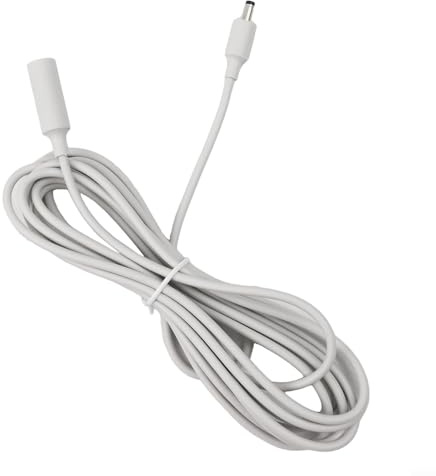 10ft Extension Cable for Dot and PopCopper Core, Insulated, Heat-Resistant, Moisture-Proof, Safe 5mm Deep(White)