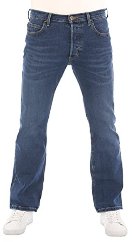 Lee Jeans da Uomo Bootcut Denver Pantaloni Blu Jeans Uomo Cotone Stretch Denim Blu w30 w31 w32 w33 w34 w36 w38 w40 w42 w44, Aged Alva (Lss1hdbf3), 56 IT (42W/34L)