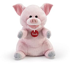 Trudi Marionnette Cochon Marionnettes et marionnettes en Peluche pour Le théâtre Jeu pour Les Enfants. Racontez et créez des Histoires. | 15x26x19cm S | Puppets | modèle 29624