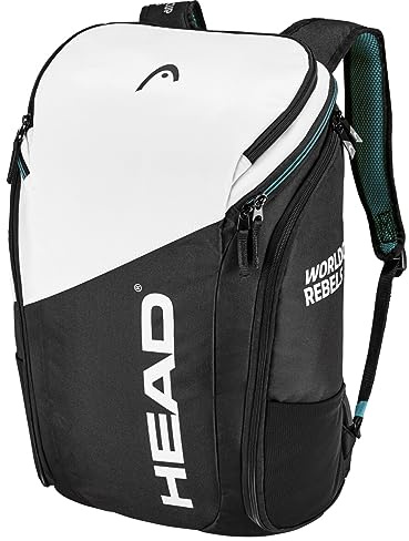 HEAD Zaino Rebels, Nero/Bianco, 30 l Unisex-Adulto