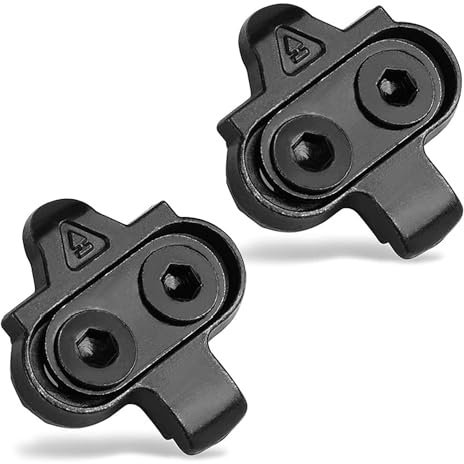 1 Paar Bike Cleats Pedal SPD Selbstverriegelndes Pedal SPD Clipless Pedale Cleat Bike Cleats Kompatible Mountainbike Teile für Männer Frauen Mountainbike Schuhe und einen Schraubenschlüssel