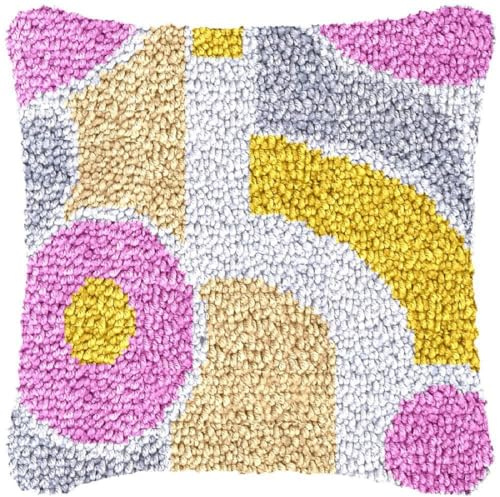YOOTOM knüpfkissen zum selber knüpfen,Knüpfhaken Kissen Kits für Kinder