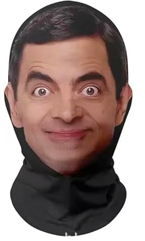 Palmer Tech | Bean Sheisty Ski Mask - Funny Celebrity Balaclava Gift Black - Mr Rowan Atkinson