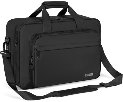 GMAK Tragetasche für Projektoren, Reisetaschen mit 39,6 cm (15,6 Zoll) Laptopfach, Reise-Tragetasche mit Zubehörtaschen, kompatibel mit den meisten großen Projektoren (nur Tasche)