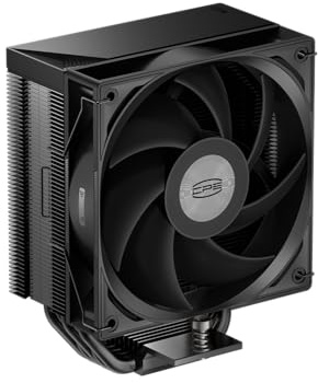 CPU Air Cooler, TDP 245W, Tubazioni di calore 5×6mm, Ventola con cuscinetto idraulico da 120mm, Alta portata d'aria 73.3CFM, Compatibile con Intel LGA115X/1200/1700/1851 e AMD AM4/AM5 (RT500 TC BK)