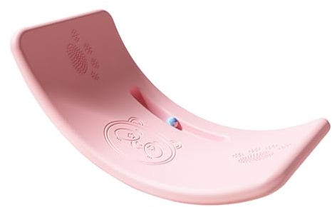 Yuemeuy Balance Board per bambini, Balance Board per bambini - Tavola oscillante curva antiscivolo con palla rimbalzante | Attrezzatura per l'allenamento 'equilibrio Divertente Yoga Curvy