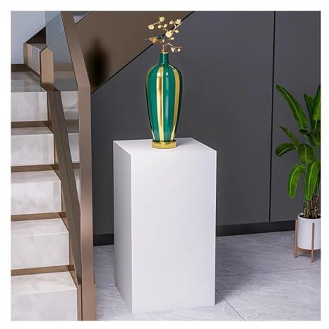 Expositor de Pedestal para Tartas y Eventos (40 x 40 x 40 cm). Plataforma de Escenario para Bodas, Tiendas de Novias, Tiendas de Ropa, maniquíes, Zapatos, Bolsos y Flores.