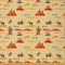 Cowboy Stoff Von Der Werft Pferde Polsterstoff für Stühle Western Thema Dekorationsstoff Kaktus Wüste Denim Düne Drinnen Draußen Stoff Kunsthandwerk Wasserdichtes Patchwork Braun 92 x 150 (HxB)