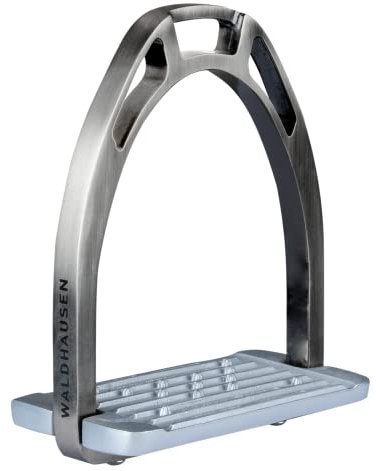 WALDHAUSEN Aluminium Steigbügel, 12 cm, grau
