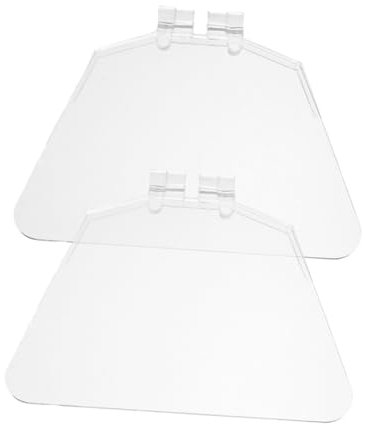 HOMOCONO 2stücke Schutzschild-augenschutzschilde Wiederverwendbar Kunststoff Für Tisch Und Vertikalschleifmaschinen Gegen Schmutz Und Partikel Schutzaugenplatte Augenbankschutz