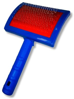 PARENCE.- Brosse Peigne pour Animaux – 20x12cm – Brosse Toilettage Chien Chat – Tête Rectangulaire & Poignée Ergonomique – Enlève Poils Morts & Nœuds)