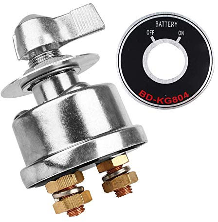 RUIZHI Interruttore Stacca Batteria 12V 300A Interruttore Isolatore Batteria Corrente ad Alta Battery Switch per Auto Camion Barca