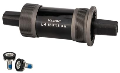 HOUSON Boîtier de pédalier de vélo 68 mm carré BSA boîtier de pédalier carré pour vélo 118 mm
