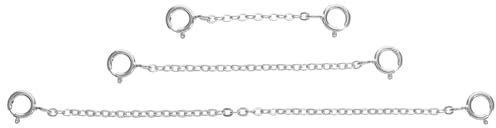 BESTYASH 3pièces Chaîne Extension Pour Colliers Et Bracelets Rallonges Réglables Accessoire Pratique Pour