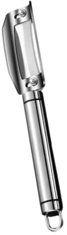 KICHOUSE Pelador de Verduras Multifuncional Inoxidable con Ergonómico Espárragos Patatas y Herramienta de Cocina Antideslizante