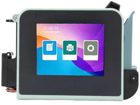 Tonysa Bärbar Handhållen Bläckstråleskrivare, 2,4 Touch Color Screen, 600 Dpi, Snabb Torr Bläckpatron, Märkningstext, Streckkod, QR -kod, Batchnummer, Datumskrivare för Affärsresa, Fält