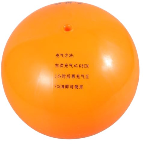 SHINEOFI Ballon Orange de Volley-Ball D'entraînement en PVC Souple Haute Élasticité, Stabilité et Durabilité Supérieures, pour Compétitions en Salle et Entraînements