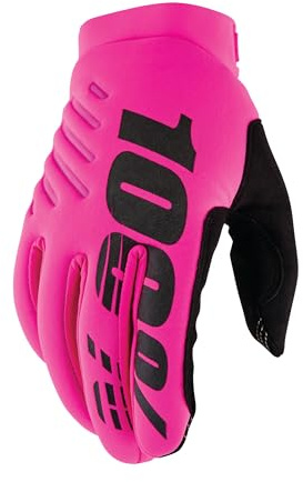 100% BRISKER Women's Cold Weather Motocross & Mountain Bike Gloves - Warm Winter MTB & MX Powersport Racing Protective Gear