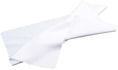 10x Brillenputztuch / Mikrofasertuch / Farbe: weiß