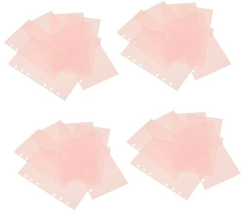 MAGICLULU 24 Trennpapier Trennstreifen aus A5-Ordnerregisterkarten ordner trenner aktenordner trennblätter farbige Binder buntes Trennwände für 6 Ringbücher Ordnerteiler