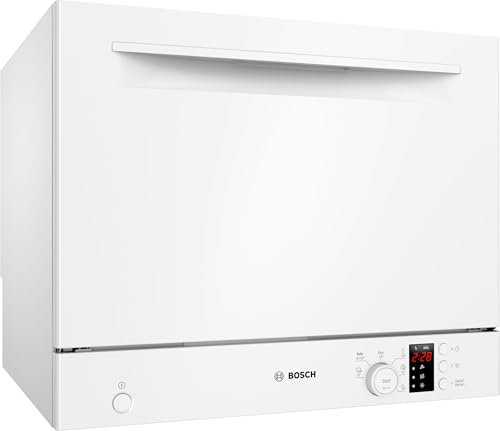 Bosch SKS2ITW00E, Série 2, Lave-vaisselle compact 55cm, Pose-libre, Blanc