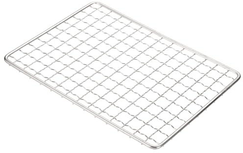 QUARKZMAN Griglie di Raffreddamento, 25CM X 30CM Griglia A Rete in Acciaio Inossidabile per Barbecue, Cottura, Arrosto, Griglia, Sicuro per Forno E Lavastoviglie, Argento