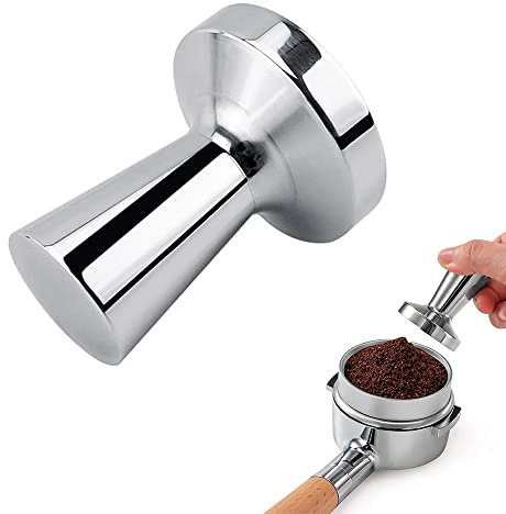 SURIEEN Café Tamper de 40mm de Acero Inoxidable para Accesorios de Máquina de Café, Prensador de Café Integrado con Mango Refinado para Hogar y Oficina